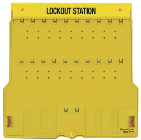 MASTER LOCK - 20 LOCK STATION BASE & COVER - EMPTY 